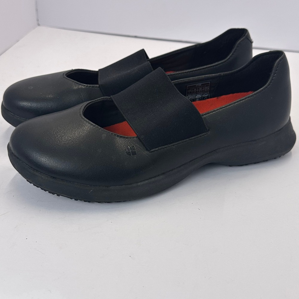 Shoes For Crews Women Black Mary Jane Slip Resistant Work Shoes 37199 Size 7